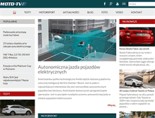 Tablet Screenshot of moto-tv.pl